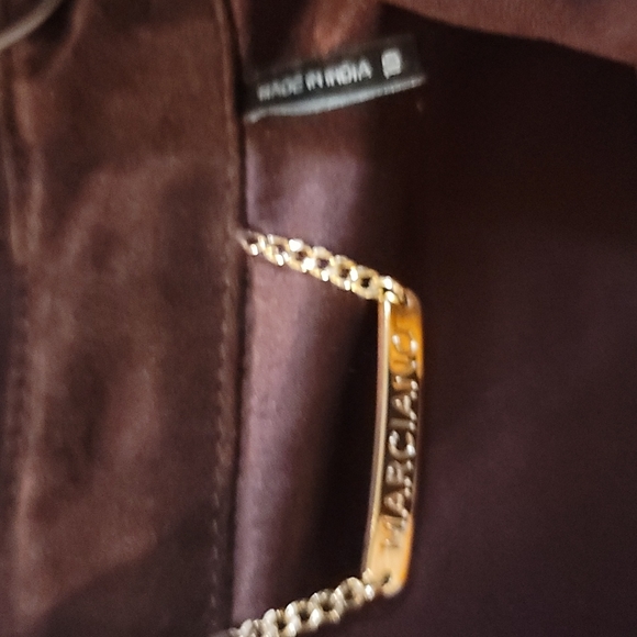 GUESS Marciano genuine soft leather burgundy size 10 - Picture 2 of 8